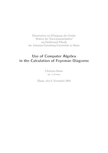 Use of computer algebra in the calculation of Feynman diagrams [Elektronische Ressource] / Christian Bauer