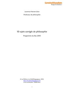 Bac de philo – 10 sujets de dissertation corrigés de philosophie pour le bac !