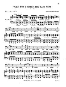 Partition complète, Esther, Handel, George Frideric par George Frideric Handel