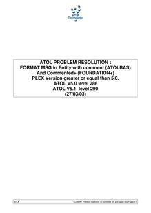 CONCAT Problem resolution on comment V5 and upper