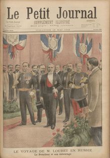 LE PETIT JOURNAL SUPPLEMENT ILLUSTRE  N° 600 du 18 mai 1902