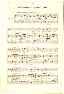 Partition Score , partie II, Poème de l´Absence, Puget, Paul