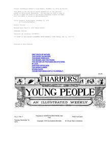 Harper s Young People, December 16, 1879 - An Illustrated Weekly