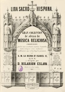 Partition Volume 10, gran colección de obras de música religiosa compuesta por los más acreditados maestros españoles, tanto antiguos como modernos