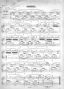 Partition 21-, Graduels, Cinquante pièces d orgue, 1e  (1-25), Batiste, Edouard
