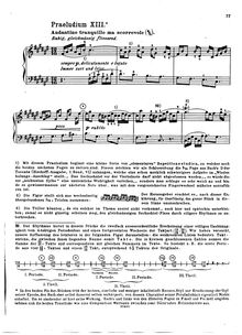 Partition préludes et Fugues Nos.13–24, BWV 858–869Anhang I–IV, Das wohltemperierte Klavier I