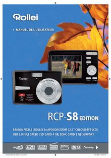 Notice Appareil Photo numériques Rollei  RCP-S8