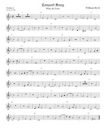 Partition viole de gambe aigue 2, 5 chansons, Byrd, William par William Byrd