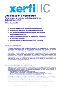 Logistique et e-commerce