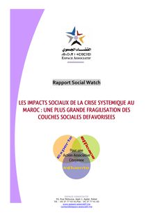 Rapport Social Watch - : UNE PLUS GRANDE FRAGILISATION DES COUCHES ...