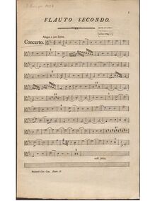 Partition flûte 2, Cembalo Concerto en G minor, G minor, Reichardt, Johann Friedrich