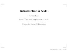 Cours d introduction a XML