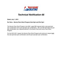 Technical Notification 66