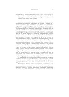 Jürgen Basedow et Nadjma Yassari (sous la dir. de). Iranian Family and Succession Laws and their Application in German Courts - compte-rendu ; n°1 ; vol.57, pg 213-218