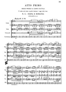 Partition Act I, Attila, Verdi, Giuseppe