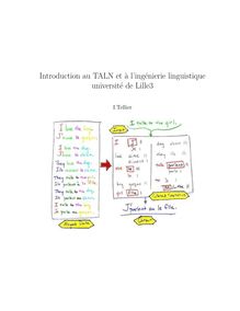 au format pdf - Introduction au TALN et `al ingénierie ...