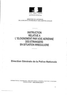 Document interne de la police