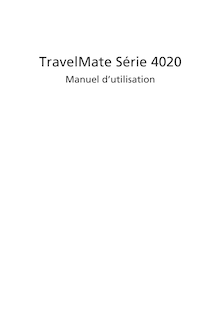 Notice Ordinateur portable Acer  TravelMate 4020