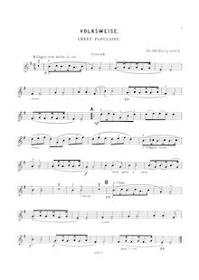 Partition de violon, lyrique pièces, Op.38, Grieg, Edvard par Edvard Grieg