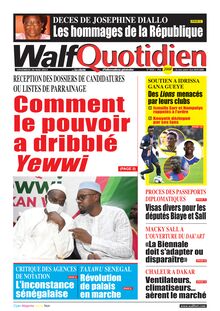 Walf Quotidien n°9046 - du vendredi 20 mai 2022