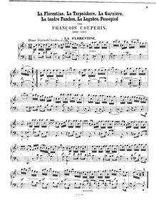 Partition complète (F. Couperin), 2 pièces, Rameau, Jean-Philippe