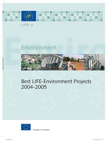 Best LIFE-Environment projects 2004-2005