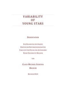 Variability of young stars [Elektronische Ressource] / von Claus-Michael Scheyda