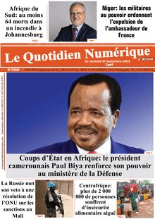 Le Quotidien Numérique d Afrique N°2268 - du 01/09/2023