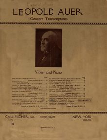 Caprices pour Solo violon - Niccolò Paganini