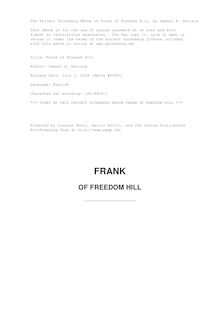Frank of Freedom Hill