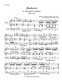 Partition complète (original key),  No.2, Overture, B minor