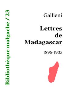 Gallieni lettres de madagascar