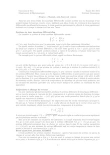 Universite de Nice Annee Departement de Mathematiques Systemes Dynamiques