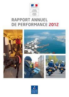 Rapport de performance de la douane (2012)