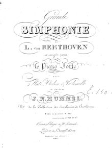Partition parties complètes, Symphony No.1 en C, Op.21, C major