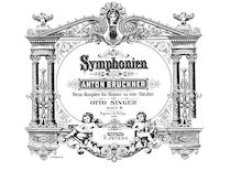 Partition complète, Symphony No. 7 en E major, Bruckner, Anton par Anton Bruckner