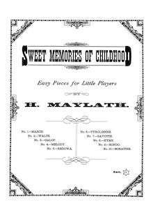 Partition complète, Sweet Memories of Childhood, Maylath, Henry