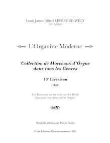 Partition , Offertoire, L Organiste Moderne, Lefébure-Wély, Louis James Alfred par Louis James Alfred Lefébure-Wély