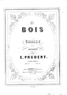 Partition complète, Les Bois, Op.35, Chasse, Prudent, Émile