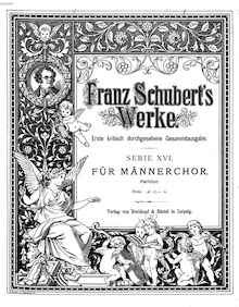 Partition complète, Nachtgesang im Walde, D.913, Schubert, Franz
