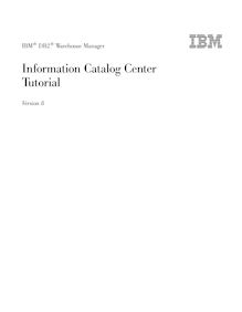 Information Catalog Center Tutorial