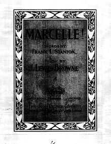 Partition complète, Marcelle!, Browne, John Lewis