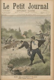 LE PETIT JOURNAL SUPPLEMENT ILLUSTRE  N° 614 du 24 août 1902