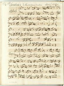 Partition complète, 6 flûte sonatines, D, Bm, A, Am, C, G, Eisel, Johann Philipp