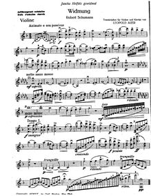 Partition violon et partition de piano, partition de violon, Myrthen