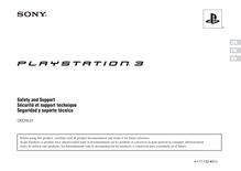 Notice PlayStation Sony  CECHL01
