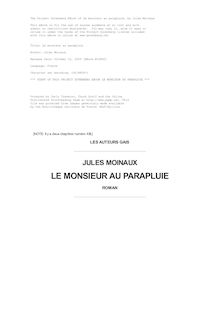 Le monsieur au parapluie par Jules Moinaux