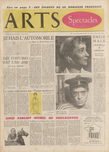 ARTS N° 485 du 13 octobre 1954