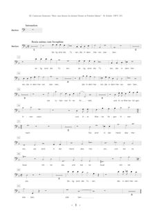 Partition Ch. 2: basse , partie, Musikalische Exequien, Op.7, SWV 279-281 par Heinrich Schütz