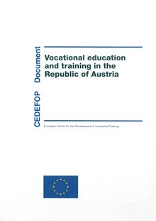 Vocational education and training in the Republic of Austria